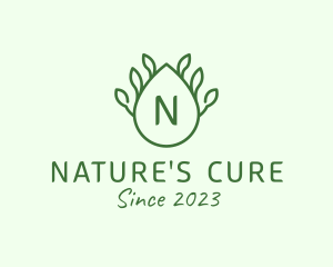 Natural Aromatherapy Oil Spa logo design