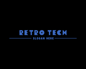 Retro Gaming Technology logo design