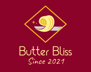 Butter - Butter Slice Spread logo design