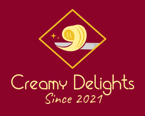 Dairy - Butter Slice Spread logo design