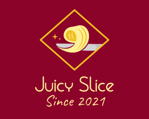 Butter Slice Spread  logo design