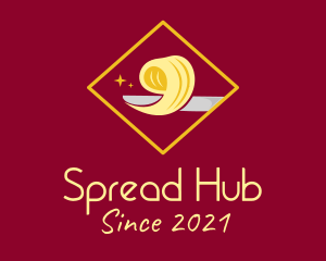 Spread - Butter Slice Spread logo design