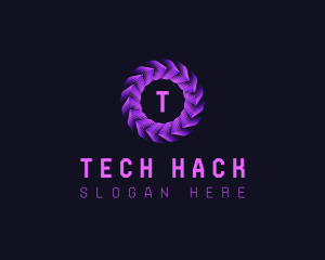 Digital Arrow Tech logo design