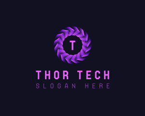 Digital Arrow Tech logo design