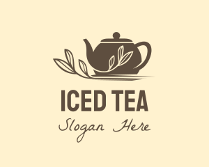 Brown Tea Pot logo design