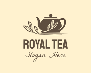 Brown Tea Pot logo design