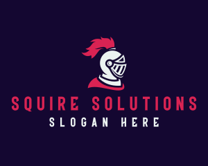 Squire - Medieval Squire Knight logo design