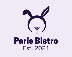 Bunny Drink Bar  logo design