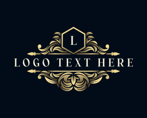 Premium Ornamental Crest logo design