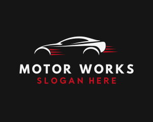 Motor - Race Car Motorsport logo design
