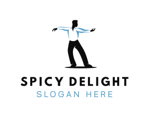 Salsa - Salsa Male Dancer logo design