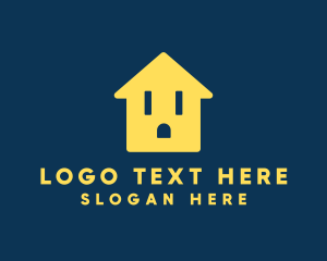 Yellow Socket House logo design