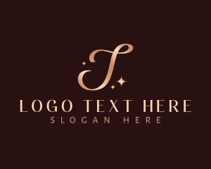 Letter T - Elegant Script Boutique logo design