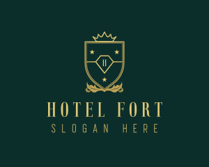 Luxury Fashion Shield logo design