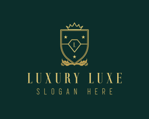 Luxury Fashion Shield logo design