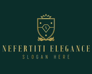 Luxury Fashion Shield logo design