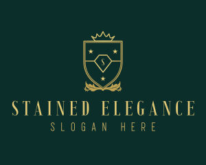 Luxury Fashion Shield logo design