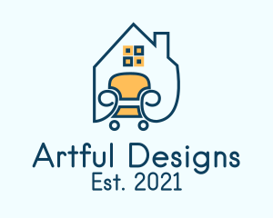 Home Chair Renovation  logo design