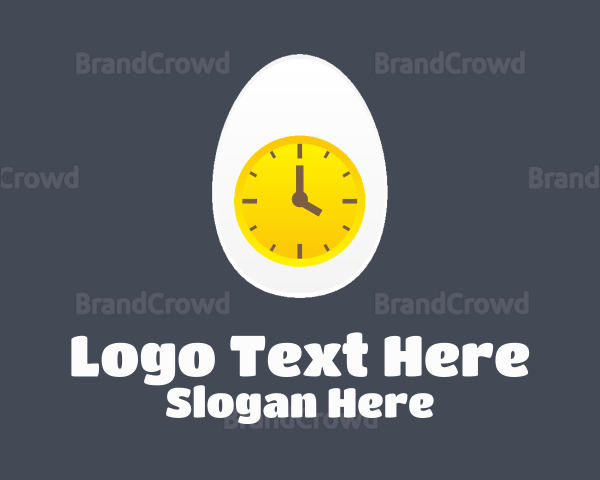 Egg Yolk Clock Logo