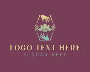 Decorator - Lotus Flower Yoga logo design