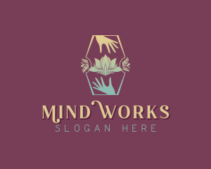 Lotus Flower Yoga logo design