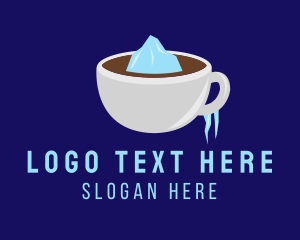 Bar - Iceberg Coffee Cup logo design