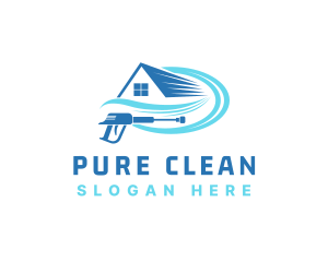 Home Cleaning Pressure Washer logo design