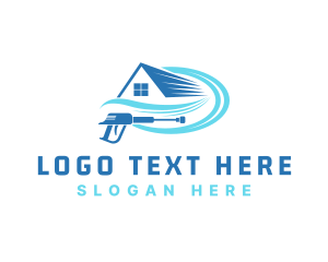 Hygiene - Home Cleaning Pressure Washer logo design