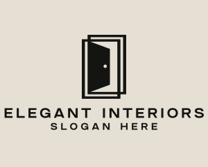 Interior Doorway Door logo design