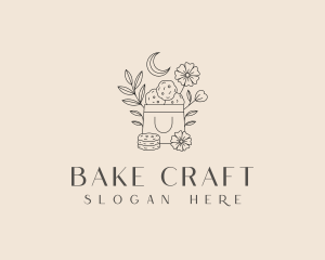 Flower Cookie Confectionery logo design