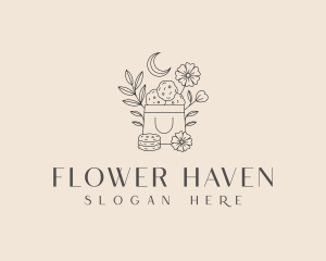 Flower Cookie Confectionery logo design