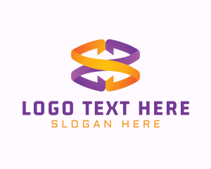 Three-dimensional - Abstract 3D Letter X logo design