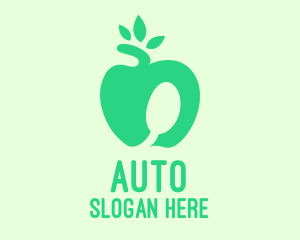 Green Apple Spoon Logo