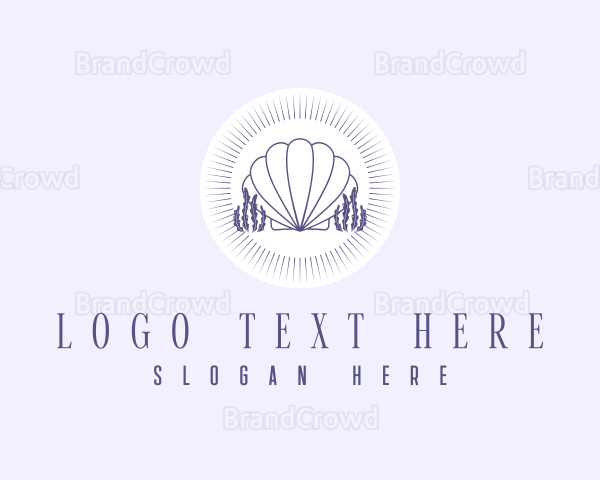 Coral Clam Shell Logo