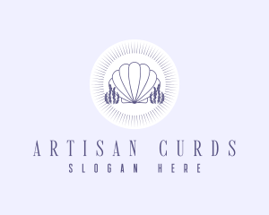 Coral Clam Shell logo design