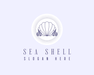 Coral Clam Shell logo design