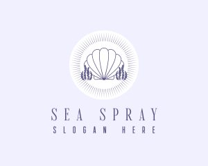 Coral Clam Shell logo design