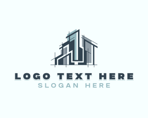 Contractor - Building Property Structure logo design