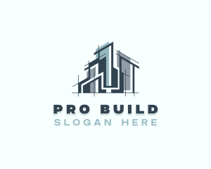 Building Property Structure logo design