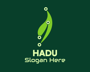 Program - Green Tech Leaf logo design