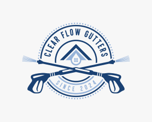 Sanitation Gutter Cleaning logo design