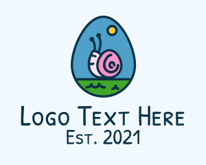 Cute - Cute Snail Egg logo design