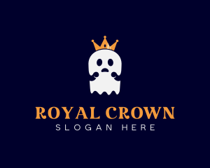 Royal Ghost Crown logo design