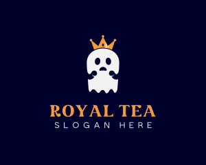 Royal Ghost Crown logo design