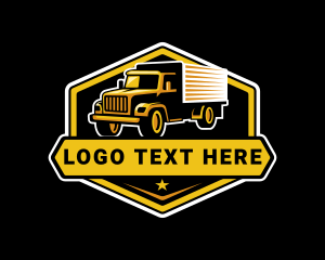 Trailer - Truck Cargo Moving logo design