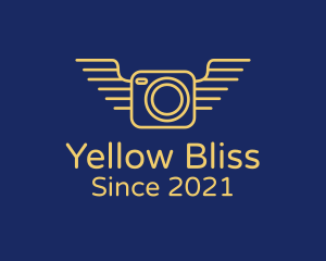 Yellow - Yellow Camera Wings logo design