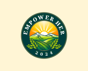 Farm Agriculture Field Logo