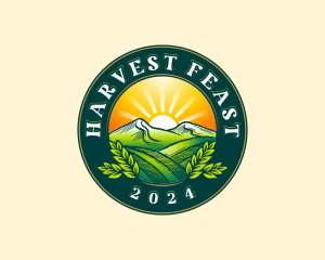 Farm Agriculture Field logo design