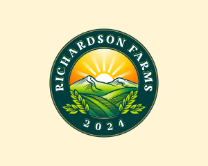 Farm Agriculture Field logo design