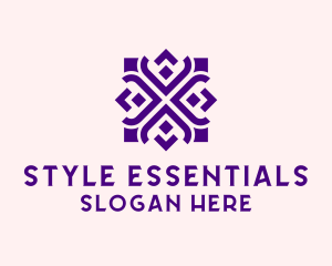 Accessories - Square Floral Pattern logo design